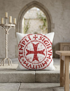 Almofada Medieval Cruz-escudo Templários