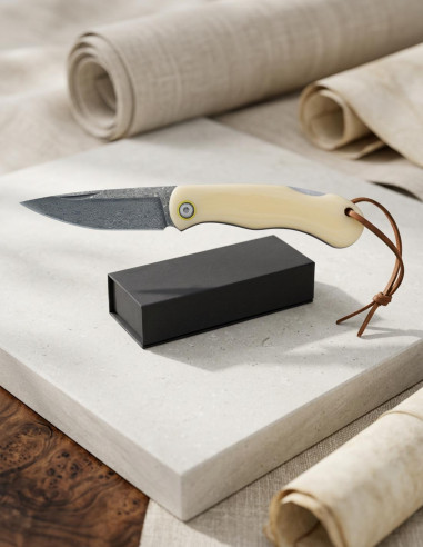 Albainox Canivete Damasco 73 camadas Bloqueio Back lock