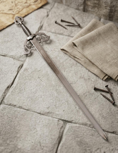 Espada rústica Tizona Cid, costelas de punho