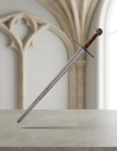 Espada gótica funcional de uma mão, botão redondo