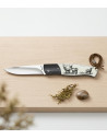 Faca de Caça Albainox Back Lock Cabo Veados 8.3cm