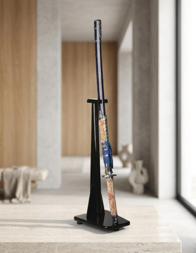 Expositor vertical reto para katana