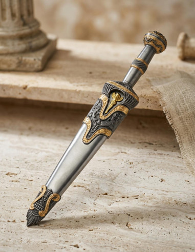 Aquiles metal Adaga bainha