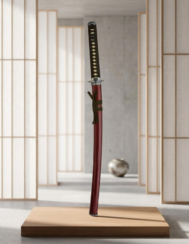 bainha vermelha wakizashi