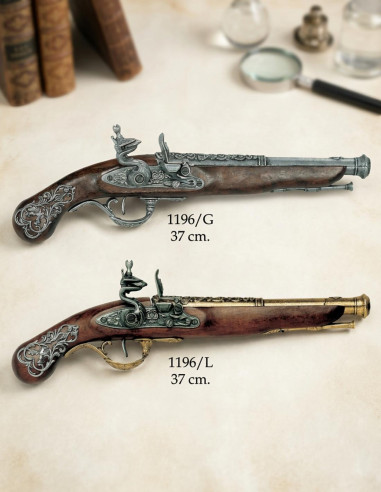 Pistola inglesa, século XVIII