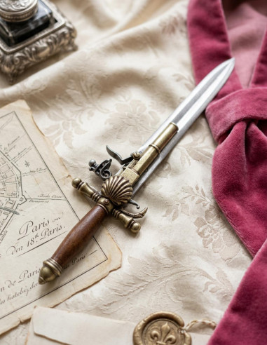 Punhal-pistola francesa, séc.