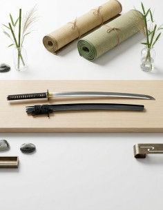 Katana vento e trovão ideal para Tameshigiri