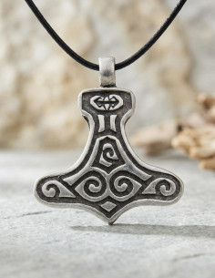 Pingente Viking com acabamento envelhecido