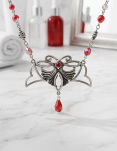 Pingente com pérolas de cristal 2