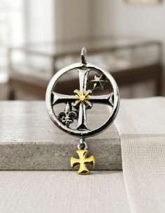 Rochefort Selo Templário Pingente