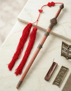 Espada Jian, aço Damasco