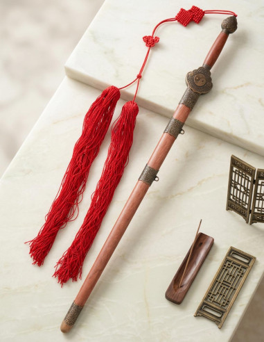 Espada Jian, aço Damasco