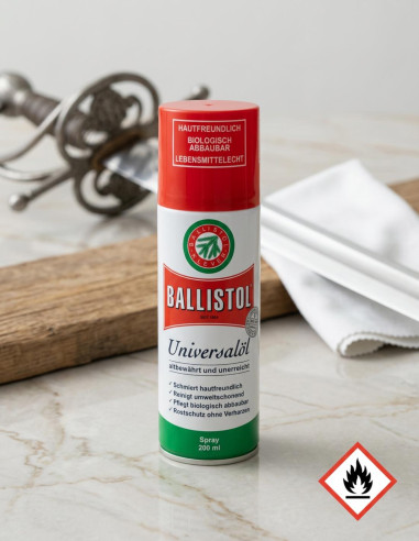 Óleo de limpeza de lâmina de espada