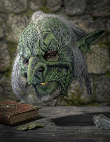 Goblin Overlord máscara com cabelo