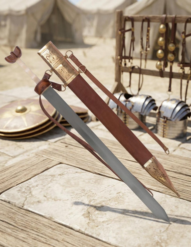 Roman Spatha Cavalaria com bainha