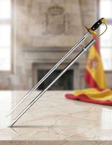 Oficial Sable Espanhol Exército Terra