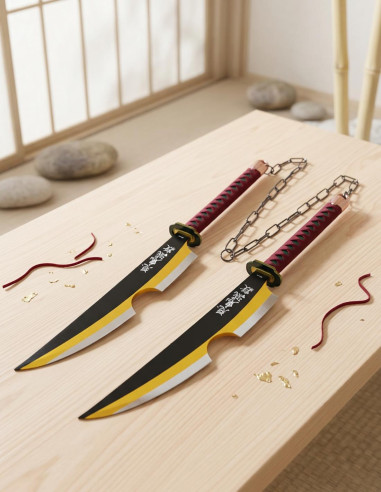 Espadas Gêmeas Tengen Uzui de Kimetsu no Yaiba
