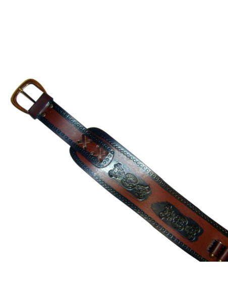 coldre de couro por um revólver (destro)