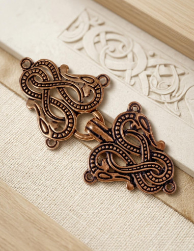 Broche Viking Urnes para vestido e túnica