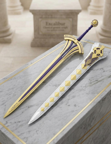 Espada Excalibur ornamental Rei Artur Série Fate