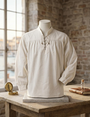 Ludwig camisa branca pirata