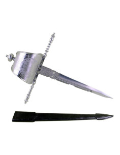 Adaga para mão esquerda com bainha