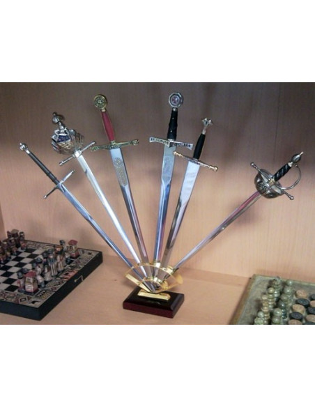 Expositor para 6 mini espadas