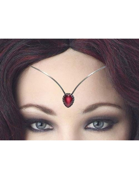 Tiara com pérolas de cristal