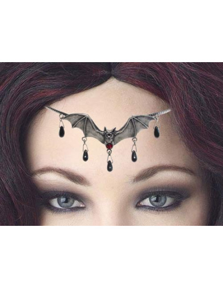 Tiara com pérolas de cristal