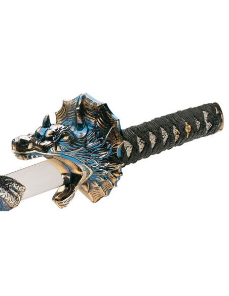 katana broquel dragão