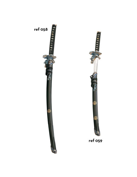 katana broquel dragão