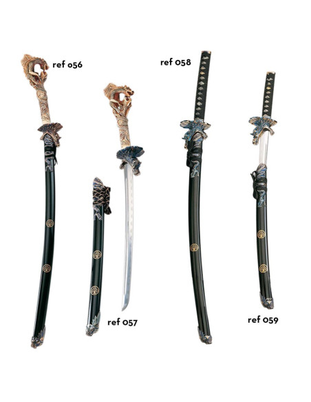 katana broquel dragão