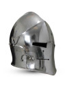 Barbute medieval com visor