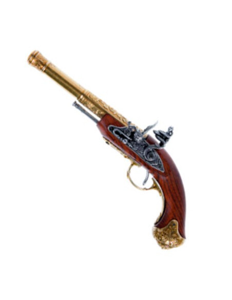 Pistola de pederneira indiana, S.XVIII