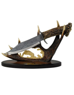 decorativo antler faca