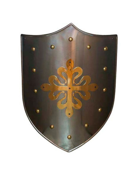 Escudo Cruz Calatravos latão