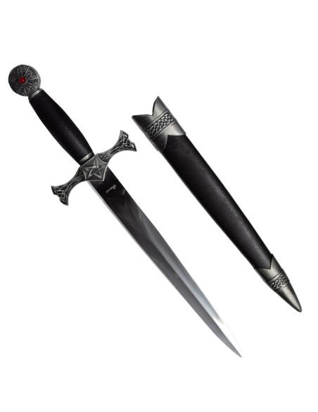 punhal medieval com espada