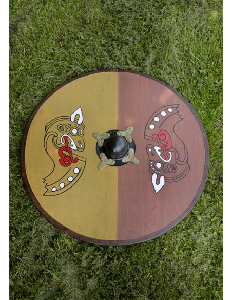 escudo viking de madeira