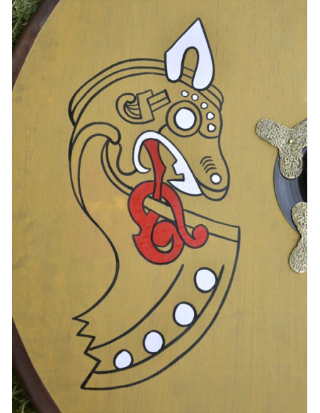 escudo viking de madeira