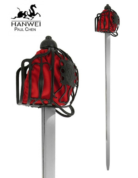 Espada de cesta de arco para práticas