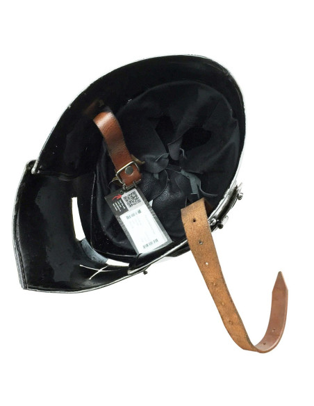 Barbute medieval com visor