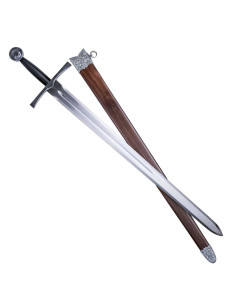 Espada medieval de uma mão com bainha