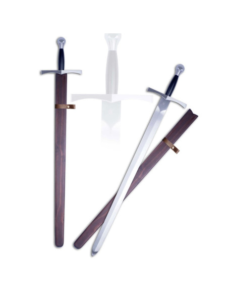 Espada medieval funcional com bainha