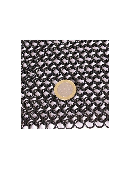 Carrasco de cota de malha, tamanho real