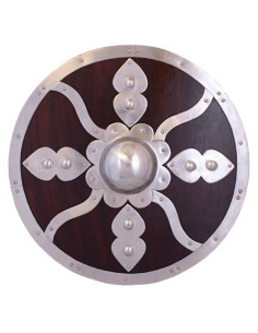Escudo viking madeira e aço