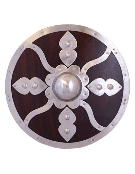 Escudo viking madeira e aço