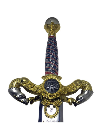espada americana em ouro