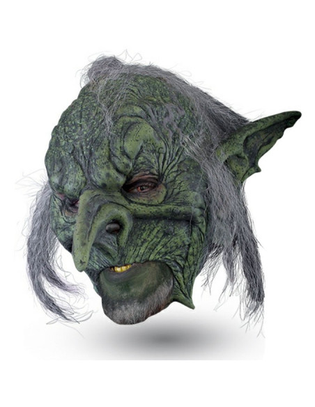 máscara goblin com cabelo