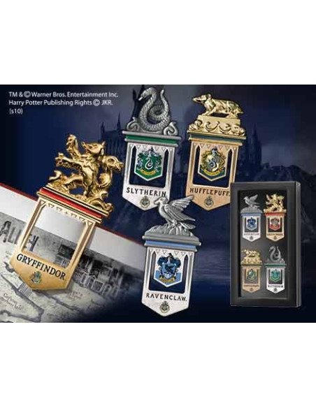 Conjunto de 4 marcadores Hogwarts, Harry Potter