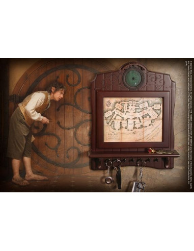 Chaveiro de parede mapa Baggins, Hobbit ⚔️ Loja Medieval